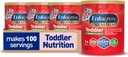Enfagrow Premium Toddler Nutritional Drink, Vanilla Flavor, Omega-3 DHA per il supporto cerebrale, Prebiotici e vitamine per la salute immunitaria, Canna da polvere, 32 Oz, Confezione da 4