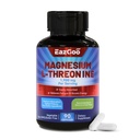 Magnesium L-Threonine 1900mg Ergänzung | Hohe Absorption Mineral Magnesium Kapseln für Knochen & Muskel Unterstützung | 90 Zähler Premium Bioverfügbare Formel