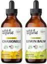 Wild & Organic Chamomile Tinktur 4 fl oz & Zitronenbalsam Tinktur 4 fl oz