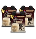 Atkins Café au Lait Iced Coffee aromaed Protein Shake, High Protein Shake, Basso zucchero, Carb basso e Basso zucchero, Keto Friendly, Gluten Free, 12 Conte