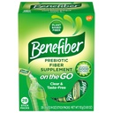 Benefiber On The Go Prebiotic Fiber Supplement Powder for Digestive Health, Daily Fiber, Unflavored - 28 Sticks (3.92 Unzen)