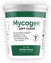 Mykogen für Hunde - Vitamine mit 8 Arten von Pilzen - Unterstützung Immunsystem - 60 Soft Chews