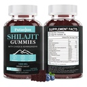 Shilajit für Mann, Frau & Kid.Himalayan Gold Shilajit Gummies.1000mg Shilajit,200mg Ashwagandha,200mg Chaga,100mg Ginseng,100mg Säge Palmatto,60mg Schwarzes Seedöl