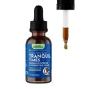 Animal Essentials Tranquility Blend für Hunde & Katzen - Berechnungsergänzung, Valerian Root, Flüssigkeitstropfen, Kräuterformel - 1 Fl Oz