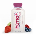 Huma Plus (Double Electrolytes) - Gel d'énergie Chia, baies et grenade, 12 gels - Stomach Friendly, Gels d'énergie alimentaire réelle