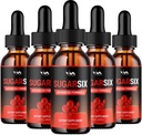 (5 Pack) SugarSix Drop Healthy Vitamin Support Supplement - Sugar Six Advanced Formula, Sugar Six 24 Hour Liquid, SugarSix Energy and Extra Strength Reviews, 5 Monate Versorgung