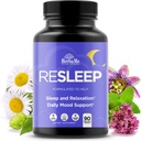 Schlafhilfe-Supplement - Melatonin freie Formel mit Magnesium, Valerian, Kamille, Apigenin, Hilft restful Schlaf und Entspannung, keine Grogginess Schlaf Pillen