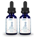 PranaPets Adrenal Balance für Hunde mit Cushing's | Naturally Relieves Symptome von Cushing's Disease in Dogs | Licorice Kostenlose Kräuterformel für Hunde mit Cushing's Disease - 2 Pack
