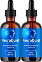 (2 Pack) NeuroQuiet Drops - Official NeuroQuiet Daily Hearing Support All Natural Clean Liquid Advanced Formula for Ear Health, Auditory Clarity & Inner Ear Balance Bewertungen, 2 Flaschen für 2 Monate