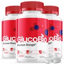 (3 Pack) Glucobio Kapseln - Offizielle Formel - Gluco Bio-Supplement Vitamin, Glucobio Gesundheit Wellness Kapseln Maximale Stärke, Glucobio, Gluco Bio Pillen Advanced Support (180 Kapseln)
