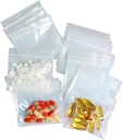 100 Packs Säule Taschen 6 mil robuste 3x2.75 Zoll Säule Pouches BPA Kostenlose Abdichtung wasserdichte Handy wiederverwendbare Säule Taschen für Reisen kleine Plastiktüten für Säule Organizer, Schmuck und kleine Craft Pieces