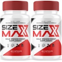rize labs Größe Max Pillen für Männer, Größe Max Natürliche und effektive Kapseln, Größe Max unterstützt den Körper, um länger und besser durchzuführen, Größe Max Supplement Bewertungen (120 Kapseln) (Pack von 2)