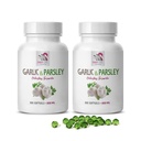 Knoblauch Ergänzungen - GARLIC UND PARSLEY ODORLESS FORMULA - Knochengesundheit Vitamine für Frauen, Knoblauch Allicin, Allicin, Knoblauch Ergänzungen, Knoblauch Petersilie, Petersilie Kapseln, geruchlose Knoblauch - 2B 200 Caps