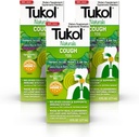 TUKOL Naturals Elderberry Syrup mit Vitamin C, D und Zink, Immununterstützungsergänzung mit natürlichem Honig für Erwachsene & Teens, Kräuterelbeeren Boost für Immunität & Antioxidantien Unterstützung, 6oz, Packung von 3
