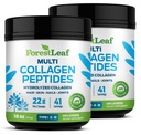 Collagen Peptides Powder Unflavored - Hydrolysed Collagen Protein Powder Type 1, 2 & 3 - Gras Fed Keto Collagen Powder für Damen und Herren - Vitales Haar, Haut, Nägel, Gelenke, Erholung, 11g Pro Servieren