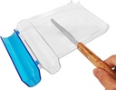 Medarchitect rechte Hand Pille Counting Tray mit Spatula (Klar - Holzgriff)