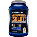 BODYTECH Whey Protein Isolate Powder - mit 25 Gramm Protein pro Servieren & BCAA's - Ideal für post-Workout Muskelaufbau & Wachstum, Enthält Milch & Soy - Vanille (3 Pfund)