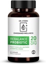 BIO-ESSENTIALS, Rebalance Probiotic Supplement - Dr. Ian Stern Formuliert - für Superior Digestion & Immunität – W/ Organic Prebiotic & L-Glutamin - 20 Billion CFU - 60 Kapseln