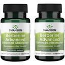 Swanson Berberine Advanced Enhanced Absorption - Con Berbevis 550 mg 30 Veg Caps (2 Pack)