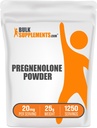 BulkSupplements.com Pregnenolone Powder - Supplemento nutrizionale, Pregnenolone 20mg - Pure & Gluten Free, 20mg per Serving, 25g (0.88 oz) (Pack of 1)