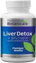 Leber-Detox und saubere Ergänzung, pflanzliche Leber Unterstützung Ergänzung mit Milchdistel Seed Extrakt, Silymarin 80%, Organic Blessed Thistle, Dandelion Root, - 60 vegetarische Kapseln