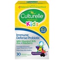 Culturelle Immunabwehr Probiotika mit Vitamin C, Vitamin D und Zink + Holunderbeeren, Nicht-GVO, 4-in-1 Immununterstützung für Kinder ab 3 Jahren, Mixed Berry Chewables, 30 Count