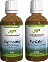 Rimedi nativi ThyroSoothe e PureCalm ComboPack