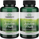 Swanson Jujube Fruit - Full Spectrum Kräuterergänzung Förderung eines ruhigen und entspannten Geistes - Natürliche Formel Unterstützung Stress & Stimmung Unterstützung - (60 Kapseln, 675mg Jeder) (2 Packung)