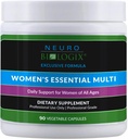 Neurobiologix Women's Essential Multi von Neurobiologix (90 Kapseln) - Einmal täglich Frauen Multivitamin mit Iron | Superior Bioverfügbarkeit | Methylierung und Hormonunterstützung