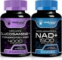 WELLNESS LABSRX Glucosamin Chondroitin MSM | NAD Ergänzung Kapseln