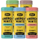 Viter Energy 40mg Koffein Minze - Zuckerfrei, B Vitamine, Vegan, Boosts Fast Energized Alert Focus, Koffeinierte Nootropic Ergänzung Pillen (Variety Flavors, 20pcs, 5 Pack, 100pcs Gesamt)