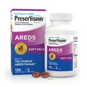 PreserVision AREDS Eye Vitamins, #1 Eye Doctor Empfohlene Marke, Multivitamin mit Kupfer, Vitamin A, C & E, Zink-Ergänzungen, 120 Softgels