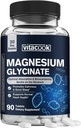 Magnesium Glycinat 300 mg, Natürliche Beruhigung, Gesunde Stimmung & Herz-Kreislauf-Unterstützung, hohe Potenz und ultra-absorbierbar, nicht gepuffert, Non-GMO, 90 Tabletten