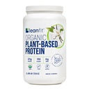 LeanFit Organic Plant-Based Protein Powder, Natural Vanilla Flavor - Vegan, USDA Organic Certified, Soy-Free, Gluten-Free, Dairy-Free, Sugar-Free, Non-GMO - 21g Protein, 19 Portionen, 1.58 Pound Tub
