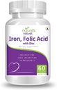 SS Lifecare Iron & Folic Acid mit Zink, zur Ergänzung in Schwangerschaft, 60 Softgel - Packung von 1