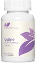 High Potency Potassium Iodine Supplement - Kalium Iodide USP und freie Jodkapseln 12.5mg Precise Dosage Blend - Kapsel Alternative zu Lugols Ergänzung für Schilddrüse Energie und Immunität (3 Monate)