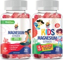 SUNNY SAM Magnesium Gummi für Kinder und Magnesium Gummi für Kinder & Erwachsene - 100mg - Kalm Magnesium Kaugummis - Magnesium Citrat Kaubare Ergänzung für Mood & Muskelunterstützung