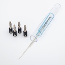 Kolloidales Silber | Paar reines Silber Draht 99,99% | Zertifikat 999 9999 | 12 Gauge 4” | FromBora Kolloidal Silber Generator Wire | Plus 4pcs Drahthalter