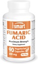 Supersmart - Fumarsäure 500mg pro Tag (Maximalstärke) - Natürliche Ergänzung | Non-GMO & Glutenfrei - 90 Vegetarische Kapseln