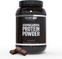 Ashwagandha Protein Powder – 24g Schokoladenprotein Pulver - Whey Protein Pulver mit Ashwagandha Pulver – Ohne Zucker & Glutenfrei – 25 Portionen