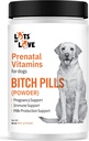 Bitch Pills (Powder Form) - Pränatale Vitamine für Hunde (Earlier Thomas Pet) - Folsäure, B12, Calcium - Pregnant Hundebedarf (Liver, 1 Pfund)