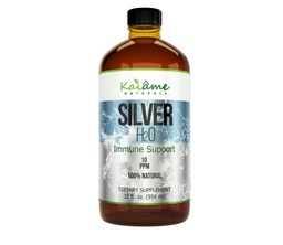 Kaiame Naturals Colloidal Silver, Ionic Silver Solution, 10 PPM, Große 32 Unzen Glasflasche, natürliche Immununterstützung Ergänzung, Safe für Erwachsene, Kinder und Haustiere