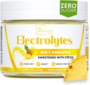 Meine Abenteuer Zero Sugar - Ananas-Elektrolyten-Pulver - Koffeinfreie Energie mit allen natürlichen Inhaltsstoffen - Vegan, Keto & Paleo - Sugar Free Electrolytes Hydration Drink Mix - 37 Portionen