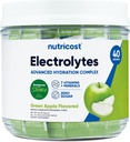 Nutricost Elektrolyte Komplex, Grün Apple Flavored, 40 Stickpacks - Advanced Hydration Complex