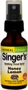 Herbs Etc. Singer's Saving Grace Honey Lemon – Herbal Remedy for Throat Comfort – Beruhigende, Hydrating-Unterstützung mit Licorice – Alkohol-Based – 1 fl oz (75 Servietten)
