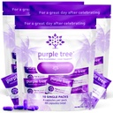 Purple Tree Post-Celebration Wellness | Liver Support, Hydration & Replenisher | Dihydromyricetin DHM, Milchdistel, Elektrolyte, Vitamine | Bachelorette & Bachelor Party Kits, 30 Pakete (120 Pillen)