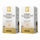 SOLGAR Collagen Hyaluronsäure-Komplex - 30 Tabletten, Paket von 2 - Non-GMO, Glutenfrei, Dairy Free - 60 Gesamt Servierungen