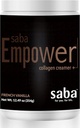 Saba Empower Smart Collagen Coffee Creamer -Powered with Hydrolyzed Collagen, Peptide, Grass-Fed Butter, MCT from Organic Coconut, Unterstützt gesunde Haut, Nägel, Haut und Gelenke. - 30 Servietten