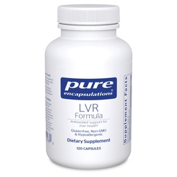 Pure Encapsulations LVR Formel | Hypoallergene Ergänzung mit Antioxidans Unterstützung für Leberzellengesundheit | 120 Kapseln