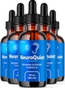 (5 Pack) NeuroQuiet Drops - Official NeuroQuiet Daily Hearing Support All Natural Clean Liquid Advanced Formula for Ear Health, Auditory Clarity & Inner Ear Balance Bewertungen, 5 Flaschen für 5 Monate